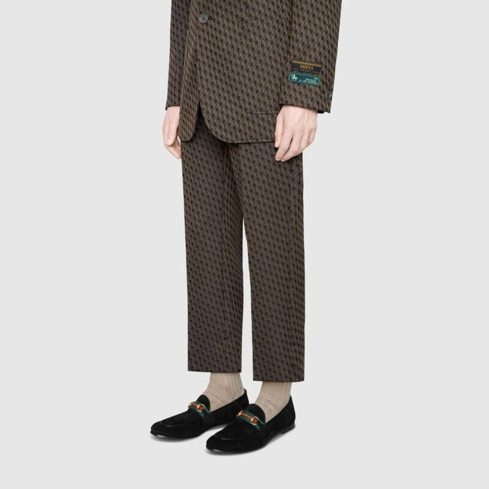 Gucci Black Suede Loafers size 5.5